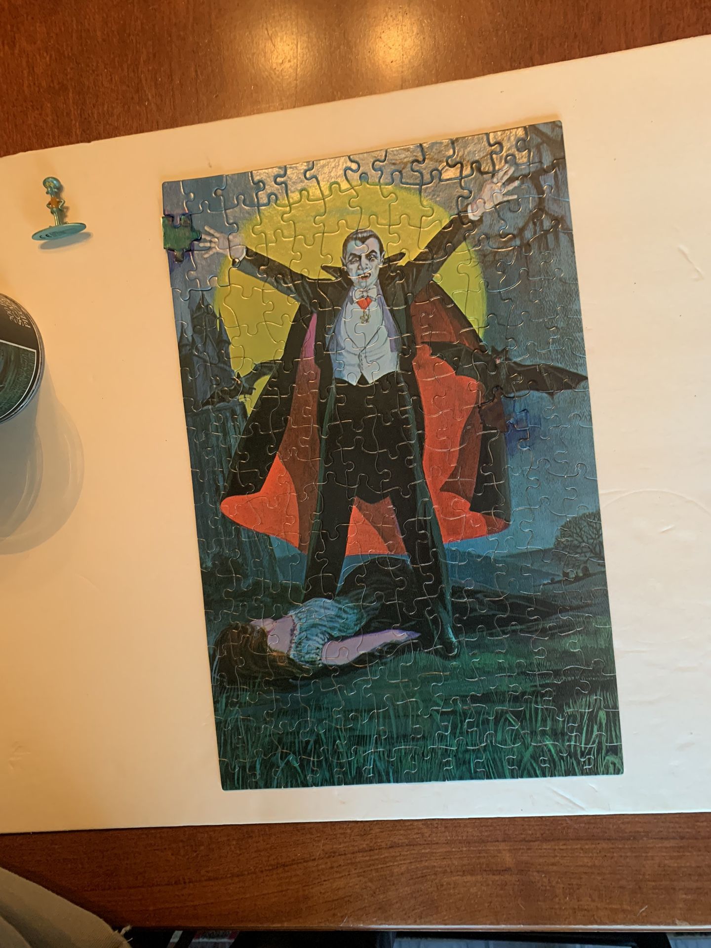 Vintage Dracula 🧛♂️ Horror Monster 1974 Puzzle