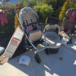 Uppa Baby Vista Stroller and Bassinet