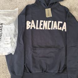 Navy Blue Balenciaga Hoodie