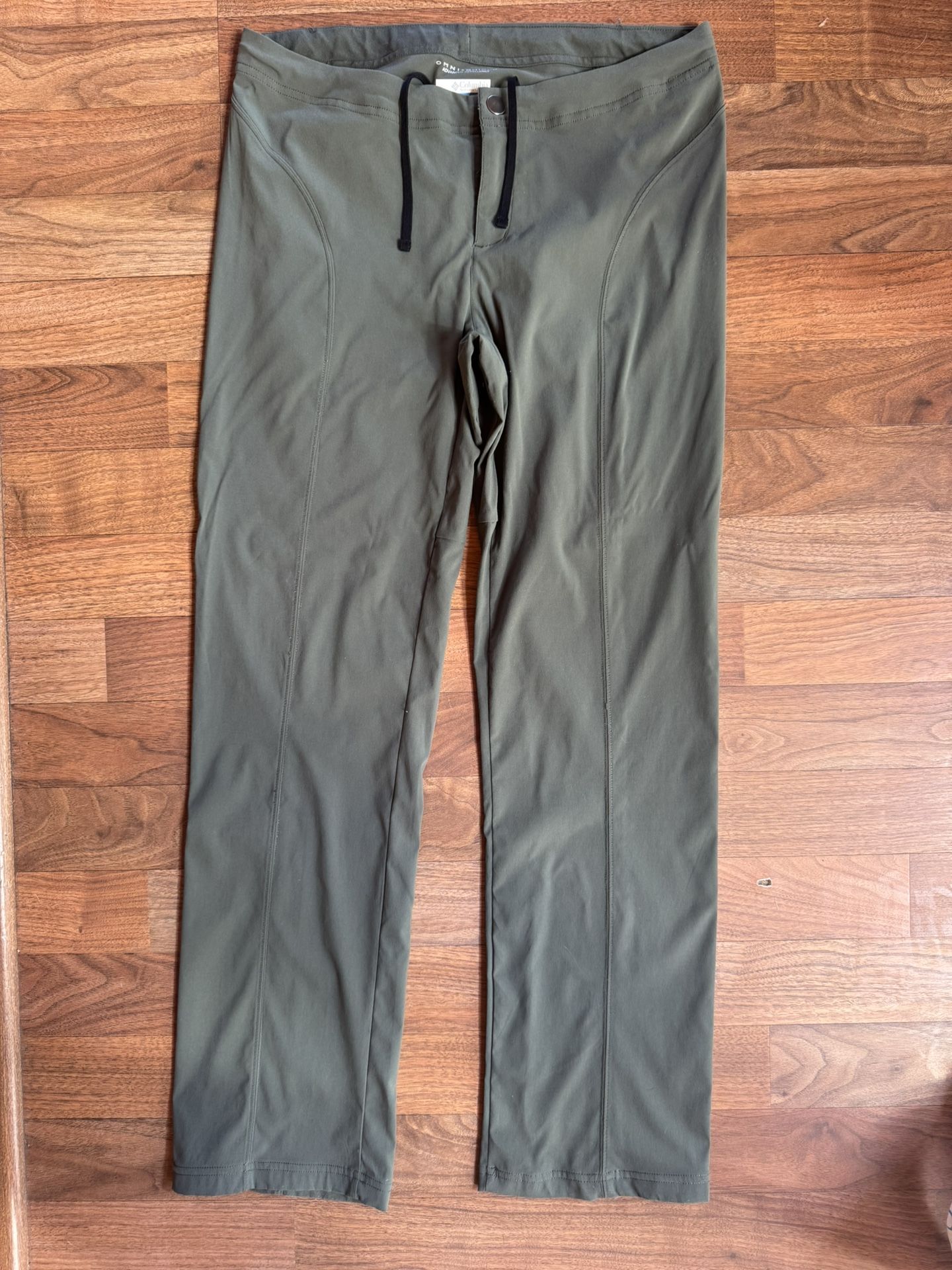 Womens Columbia Pants 8 Green Omni-Shield Advanced Repellency Outdoor Hiking