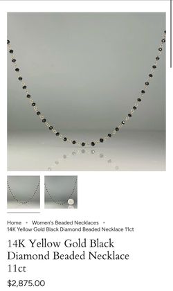 Kyle Chan Black Diamond Necklace