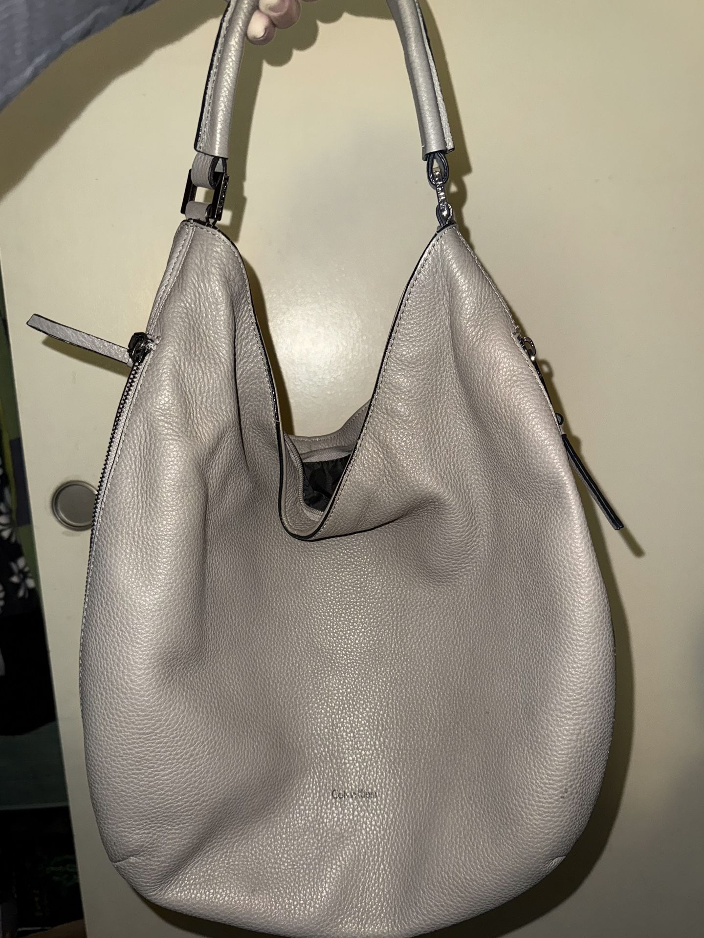 Calvin Klein Leather Hobo Bag