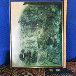 Jacques Oches Jewish Artwork Vintage Print 