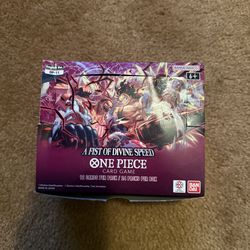 One Piece Fist of Divine Speed card boxes