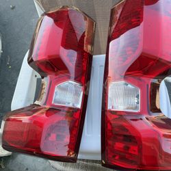 OEM Chevrolet Silverado 1500 Tail Lights (2019–2022).