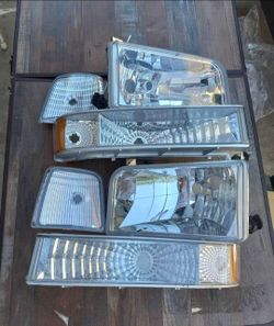 92-96 Ford F-150 - F-350 / Bronco Headlights Faros Calaveras Micas Luces Lamps