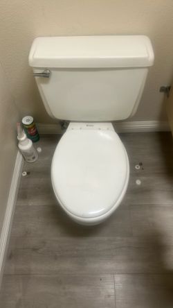 USED. TOILET