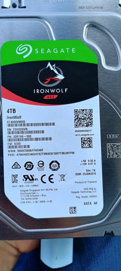 Seagate ironwolf HDD 4tb