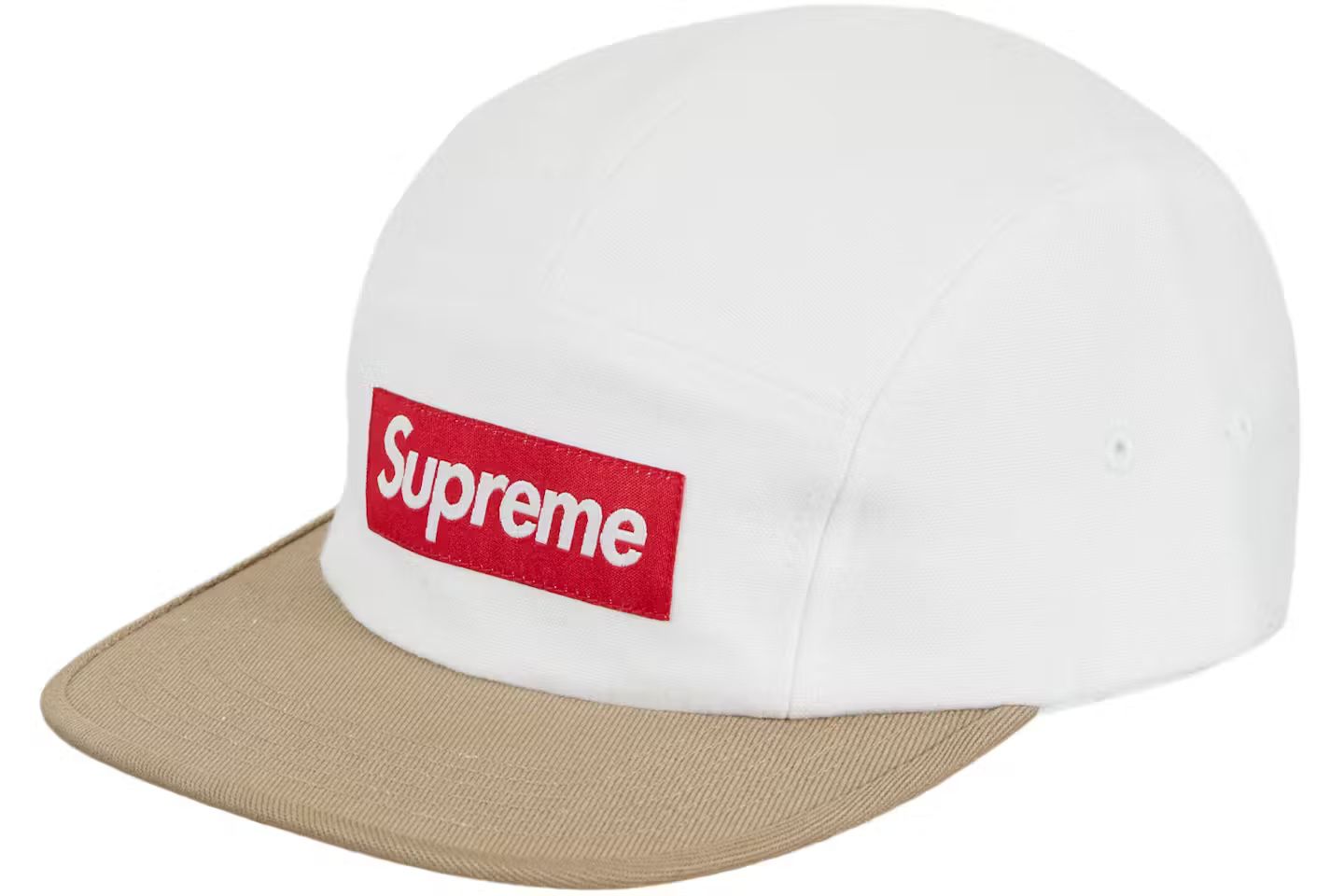 Supreme 2-Tone Camp Cap Hat White FW23 Supreme New York 2023 Brand New Free S&H