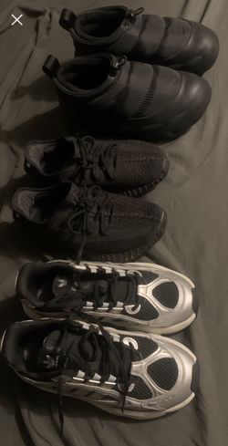 Yeezy 350 and adidas and Crocs Puffs 