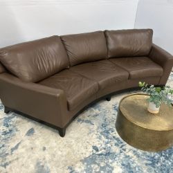 Elite Leather 3-Seater Sofa