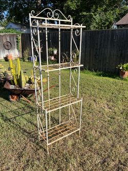 Vintage Bakers Rack/Plant Stand