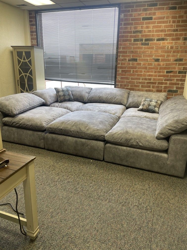 Cloud Couch Sectional Dark Gray