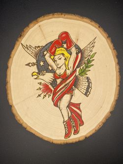 Tattoo Woodburning