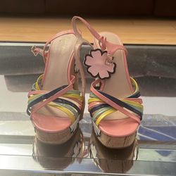 Kate Spade Rainbow Platform Heels