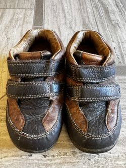 Size 7W Little Kids-Stride Rite brown shoes