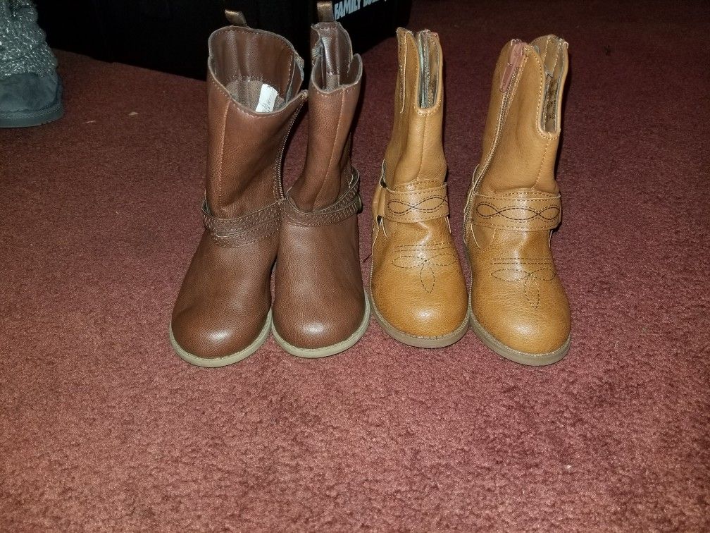 Toddler girls size 6 boots