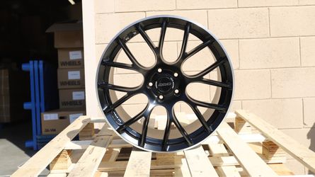 19 INCH SQUARED SET RAYS G16 STYLE WHEELS RIMS 19X9.5 +40 (5X114.3) CB: 73.1