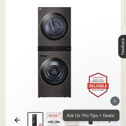 LG  WASHTOWER  GOOD CONDITIONS