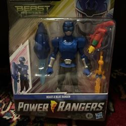 Power Rangers Beast – X Blue Ranger Beast Morphers Nib 2020