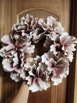 Large artificial floral wreath/Decor 