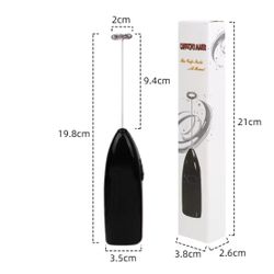 Milk Frother Handheld (Black)