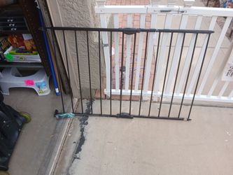 Black Metal Safety Gate