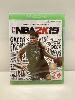 XBOX ONE NBA2K19 NBA Basketball Video Game Disk NEW SEALED