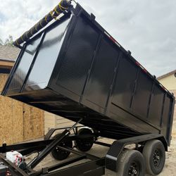 New 8x4x12 Hydraulic Dump Trailer With Accessories 💎