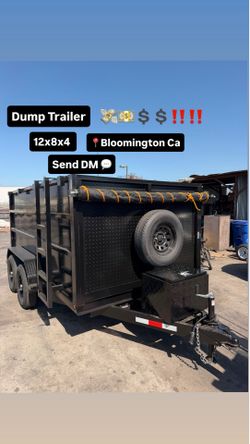 Dump Trailer 12x8x4