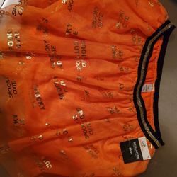 Girls Halloween skirt and T-shirt