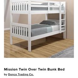 Mission Twin Bunk Bed