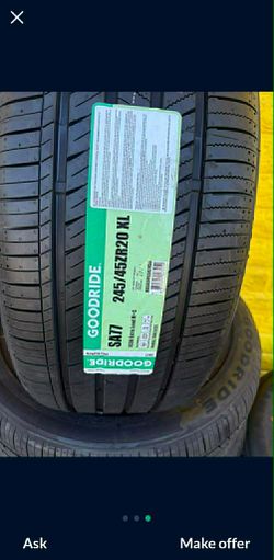 245/45/20 Llantas Nuevas Disponibles