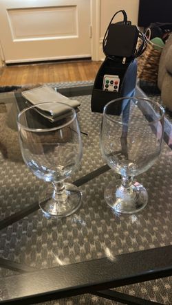 2 Cognac glasses