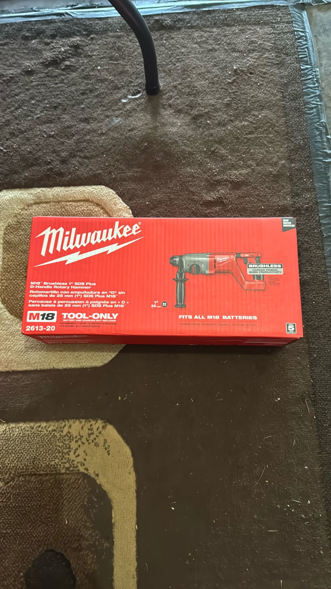 Milwaukee M 18 Brushless 1 Inch Sds Plus D Handle Rotary Hammer Drill