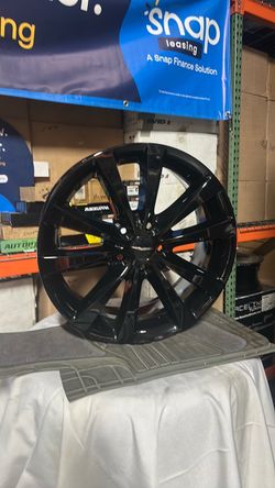 18” Rims Chrysler 200 gloss black firm price,,