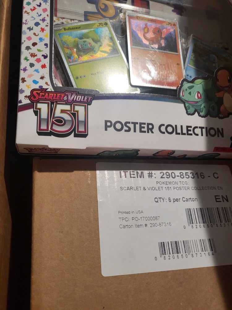 Pokemon 151 Poster Collection Boxes