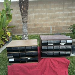 Vintage 15 Drawer, Metal Storage.
