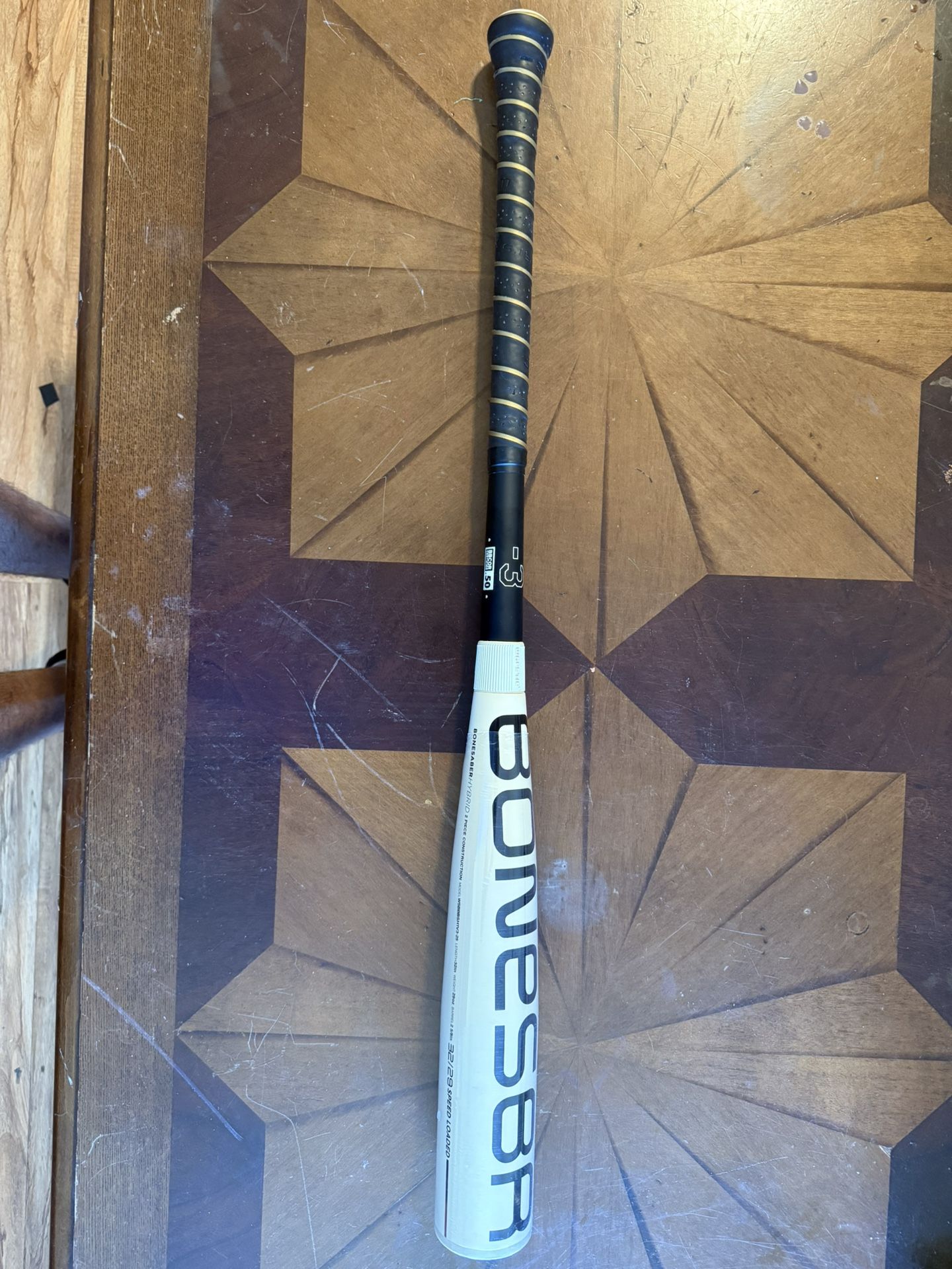 2025 Bonesaber Hybrid 32/29 -3 BBCOR Baseball Bat MBBSRHB25WH3