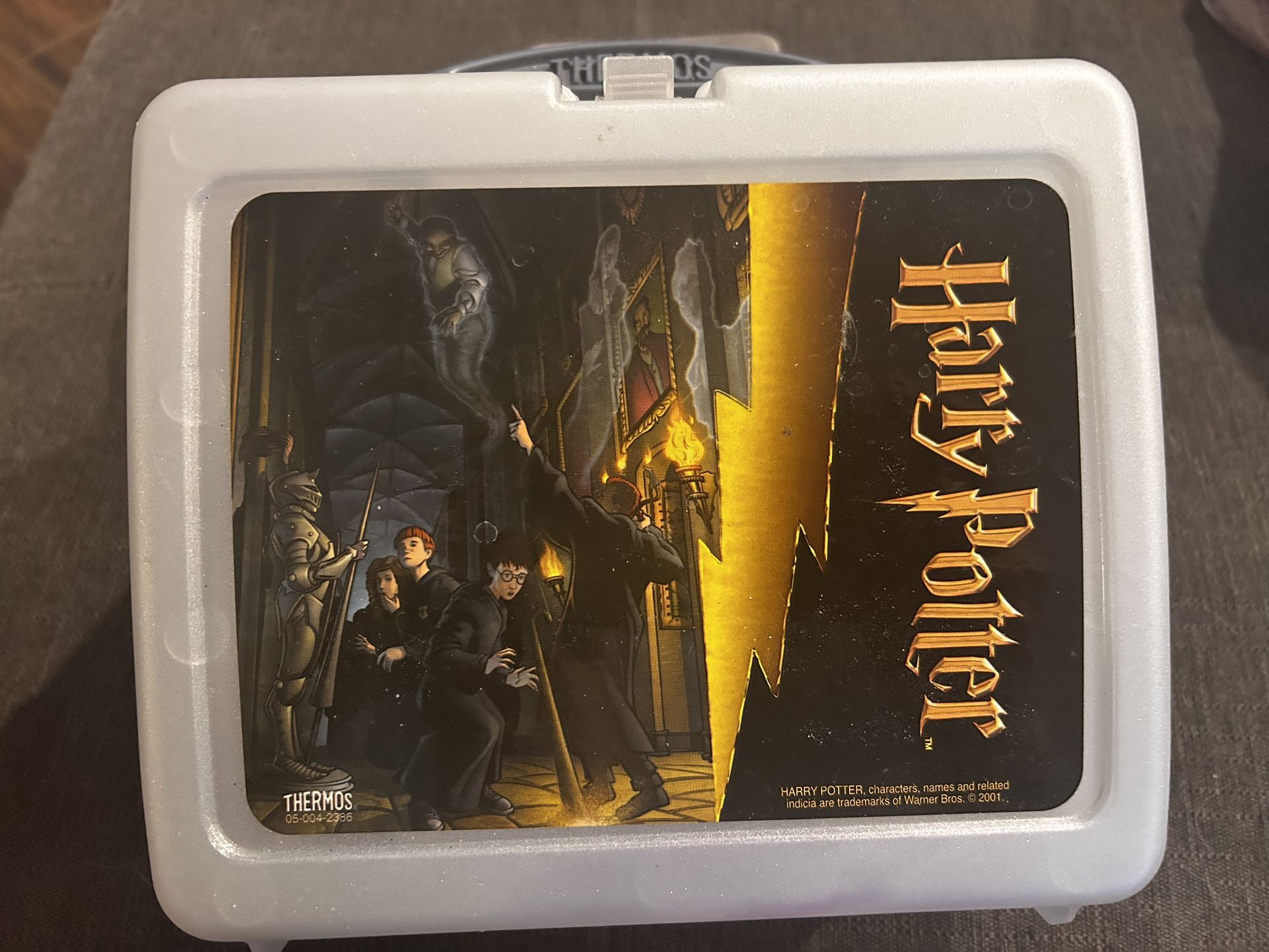 Harry Potter vintage lunch box with thermos