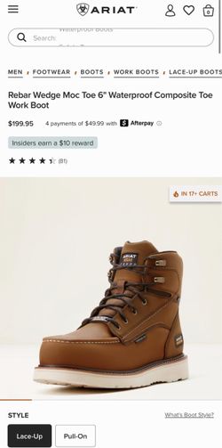 Ariat shoes sz 8