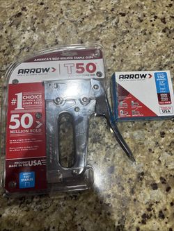 Arrow T50 Pro Heavy Duty Staple Gun & 5000 Staples