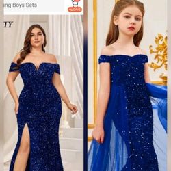 Mommy And Daughter Gowns/Dress