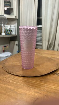 Pink Pattern Starbucks Cup