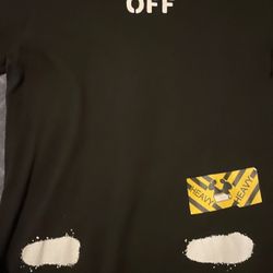 Off White Diag Spray Tee Shirt