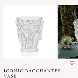 Lalique Vase Baachantes