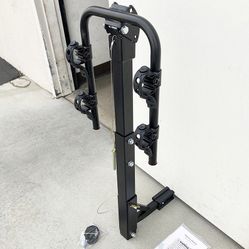 (New in box) $55 Tile Foldable 2-Bike Rack Mount Bicycle Carrier for 2” Hitch Trucks SUVs 70lbs Max 