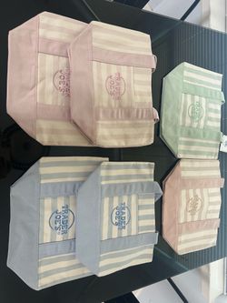 Trader Joe’s stripes bags - NWT