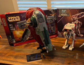 Non-Lego Slave 1 and BD-1 Building Sets