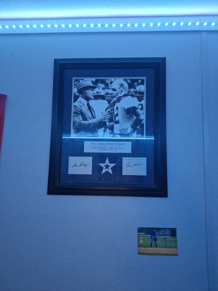 Signed Cowboys Picture